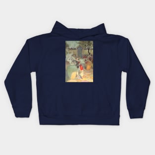 Morgiana Pouring Boiling Oil Over the Thieves in Arabian Nights Kids Hoodie